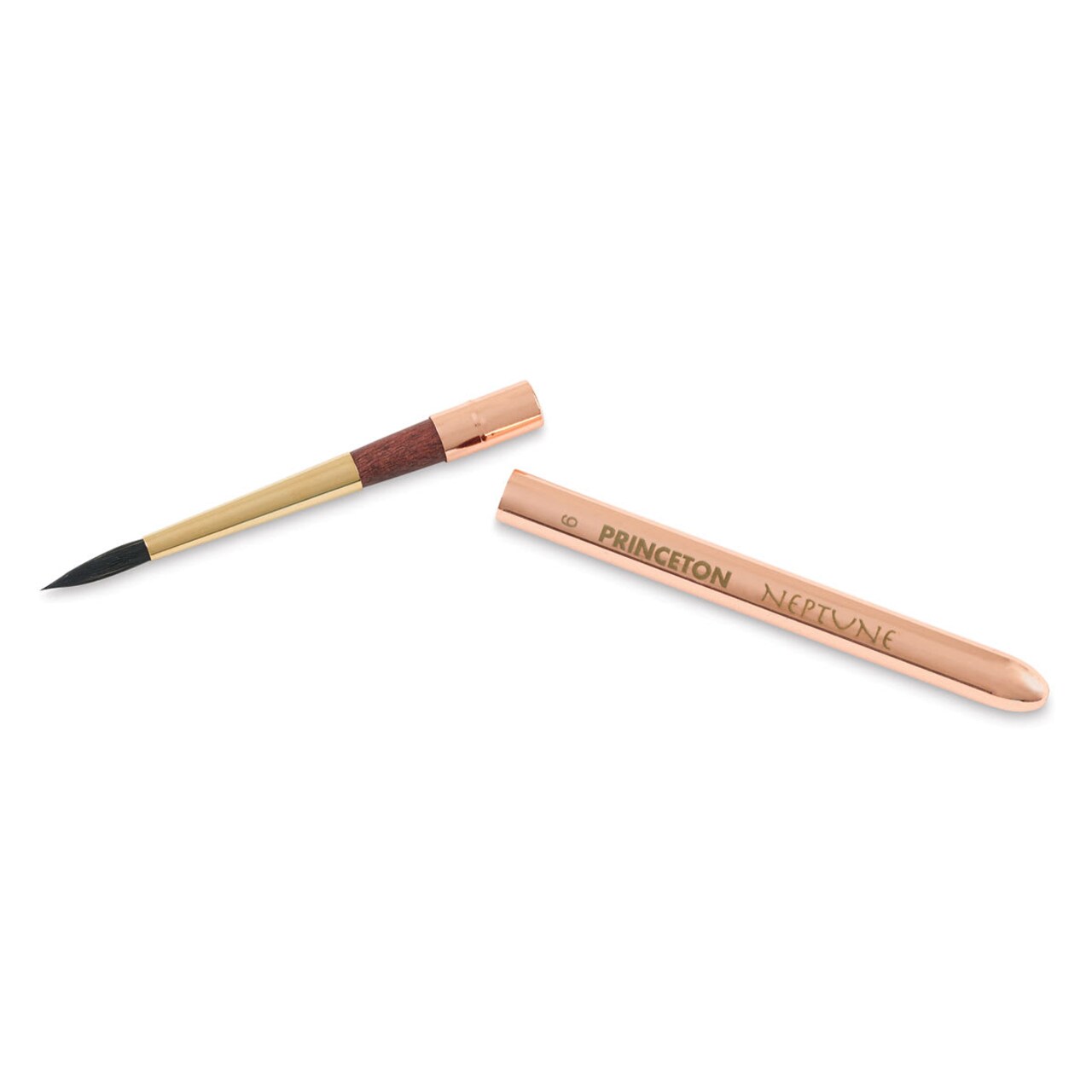 Princeton Neptune Series 4750 Synthetic Squirrel Brush - Travel Round, Size 6